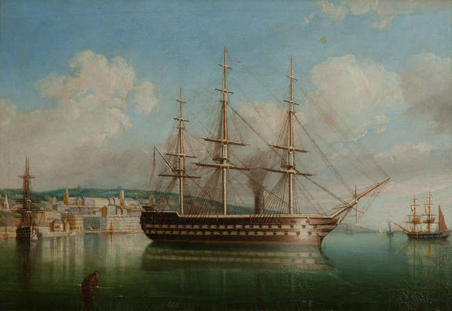 George Mounsey Wheatley Atkinson (1806-1884)
HMS C..., Fine Irish Art at Adams Auctioneers