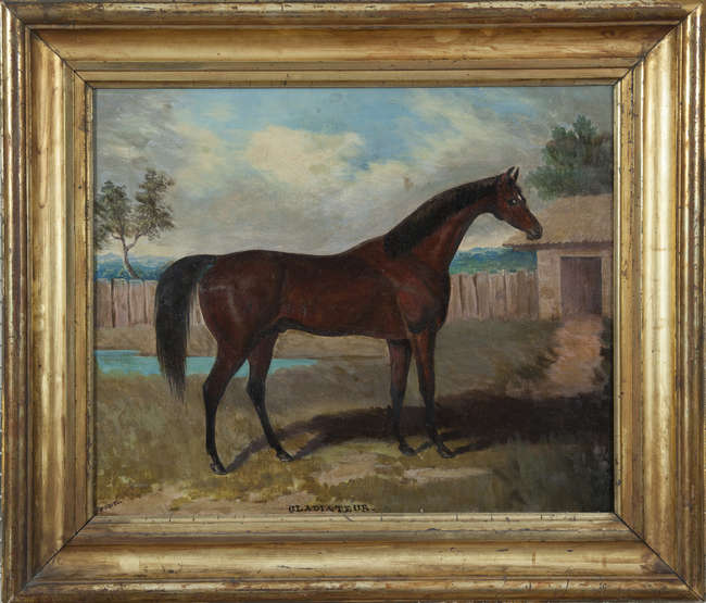 SAMUEL SPODE (1798-1872)
'Gladiateur', Fine Irish Art at Adams Auctioneers