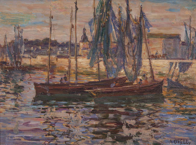 Aloysius O'Kelly (1853-1936)
Fishing Boats at Conc..., Fine Irish Art at Adams Auctioneers