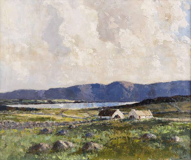 William Jackson RUA (20th Century)
Farm Cottages i..., Fine Irish Art at Adams Auctioneers