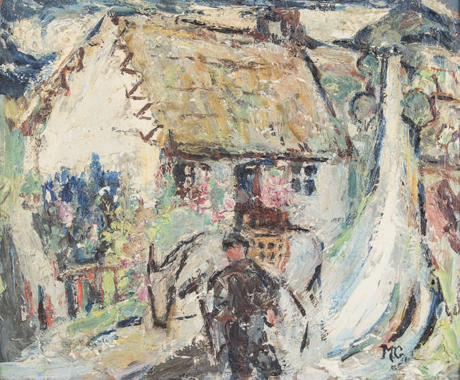 May Guinness RHA (1863 - 1955) 
The Turf Donkey
Oi..., Fine Irish Art at Adams Auctioneers