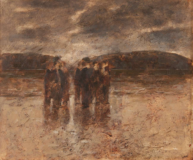Noel Murphy (b.1970)
The Crowd (1999)
Acrylic on c..., Fine Irish Art at Adams Auctioneers