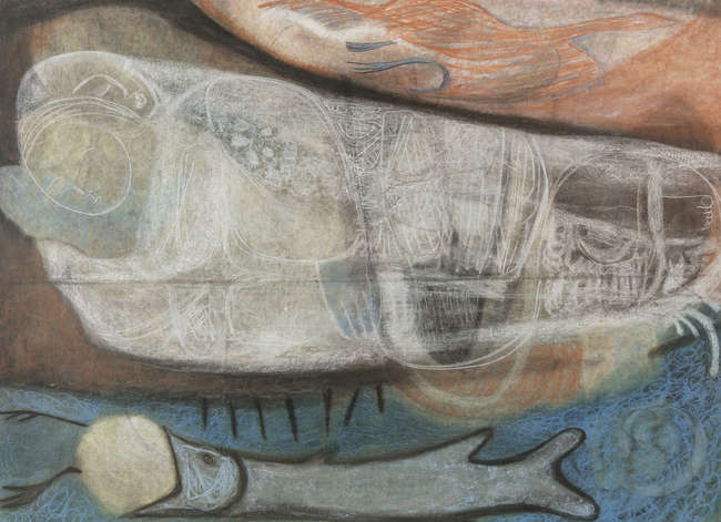 Noreen Rice (1936-2015)
Sleeping Figures (1963)
Pa..., Fine Irish Art at Adams Auctioneers