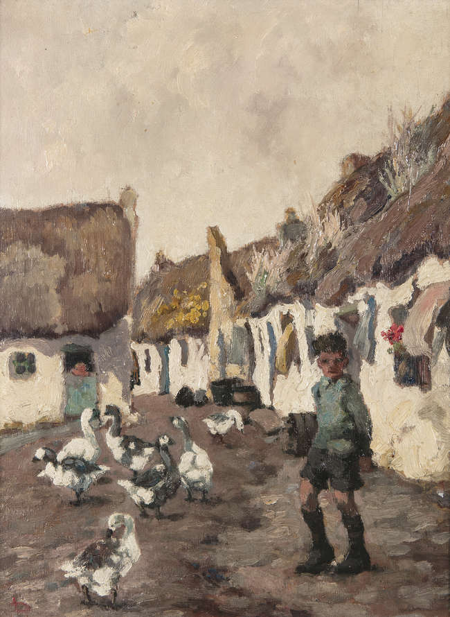 Lilian Lucy Davidson ARHA (1879-1954)
Geese in the..., Fine Irish Art at Adams Auctioneers