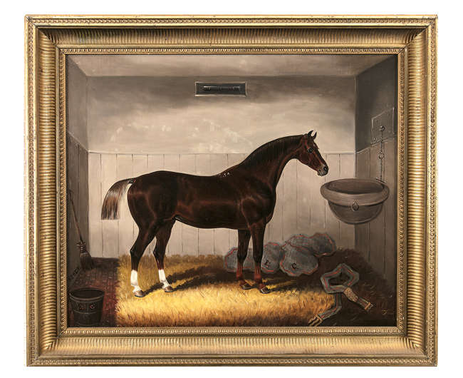 SAMUEL SPODE (FL.1825-1858)
A chestnut hunter and ..., Fine Irish Art at Adams Auctioneers