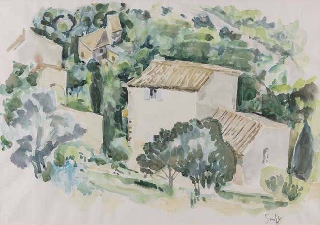 Patrick Swift (1927-1983)
Portuguese Houses
Waterc..., Fine Irish Art at Adams Auctioneers