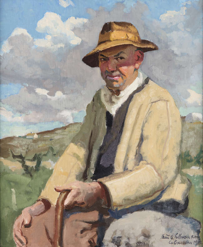 Sean O'Sullivan RHA (1906-1964)
A Co. Galway Farme..., Fine Irish Art at Adams Auctioneers