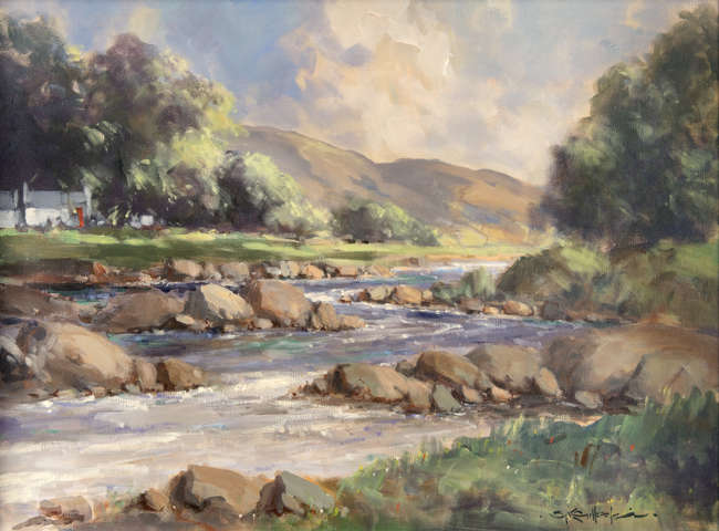 George Gillespie RUA (1924-1995)
River Derg near K..., Fine Irish Art at Adams Auctioneers