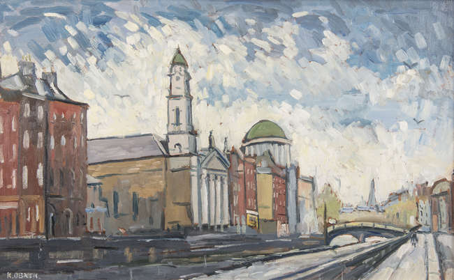 Kitty Wilmer O'Brien RHA (1910-1982)
Arran Quay, Fine Irish Art at Adams Auctioneers