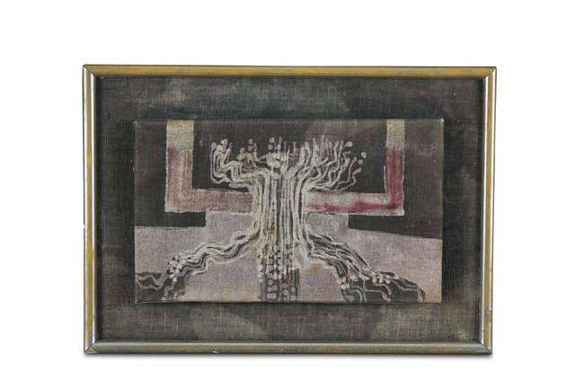 BERNADETTE MADDEN (b. 1948)
Design
Batik on hessin..., Fine Irish Art at Adams Auctioneers