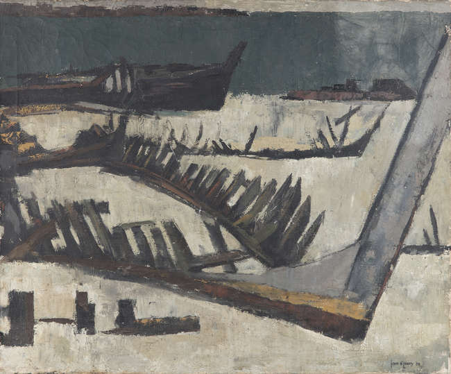 John O'Leary (1929 - 1999)
Wrecks in Concarneau, Fine Irish Art at Adams Auctioneers