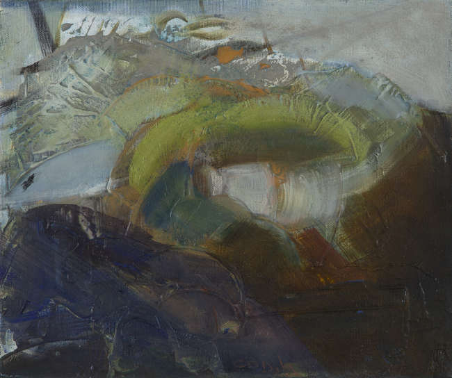 COLIN O'DALY
Abstract Landscape 
Oil on canvas, Fine Irish Art at Adams Auctioneers