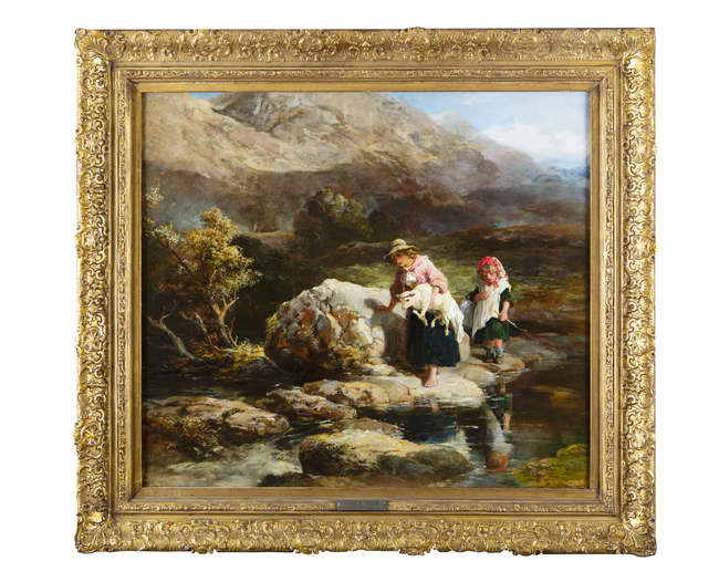 FRANCIS WILLIAM TOPHAM (1808-1877)
Crossing the St..., Fine Irish Art at Adams Auctioneers