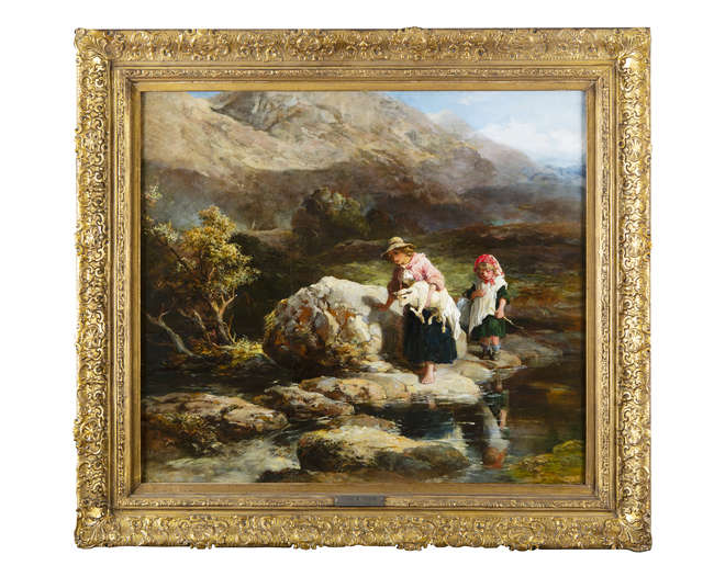 FRANCIS WILLIAM TOPHAM (1808-1877)
Crossing the St..., Fine Irish Art at Adams Auctioneers