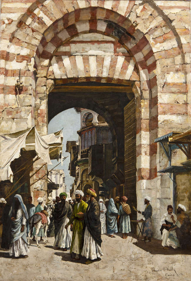 Aloysius O'Kelly (1853-1936)
The Gate of Bab Zuwa..., Fine Irish Art at Adams Auctioneers