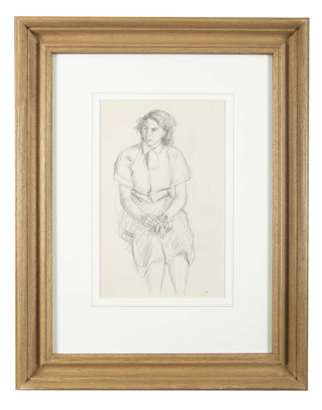 RODERIC O'CONOR (1860-1940)
Seated Girl in a Dress..., Fine Irish Art at Adams Auctioneers