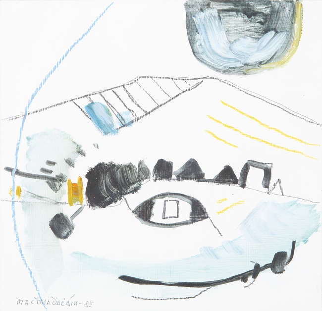 Padraig MacMiadhachain (b.1929)
'Boat below the Do..., Fine Irish Art at Adams Auctioneers