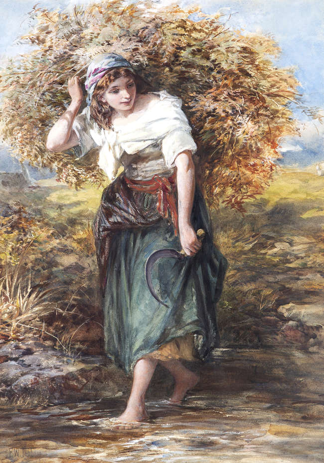 Francis William Topham (1808-1877)
Gathering Fern
..., Fine Irish Art at Adams Auctioneers