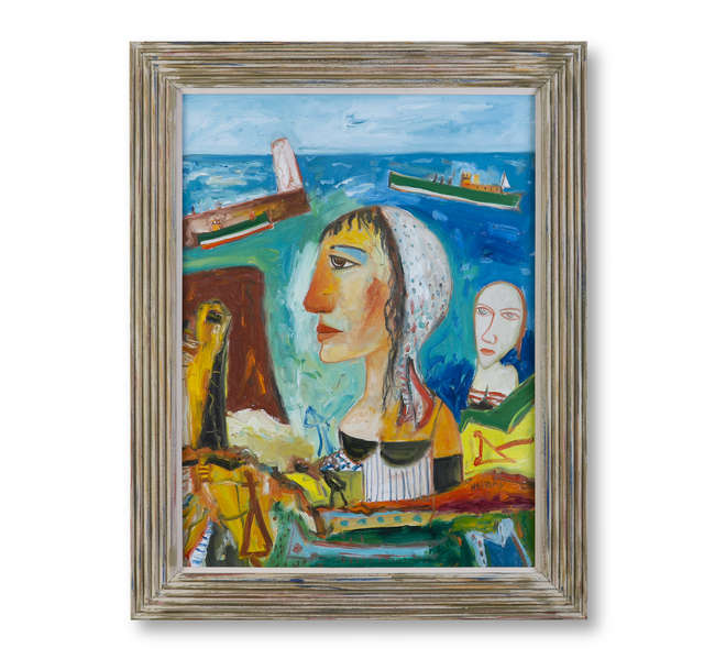JOHN BELLANY RA (1942 - 2013)

WAITING FOR THE TID..., Fine Irish Art at Adams Auctioneers