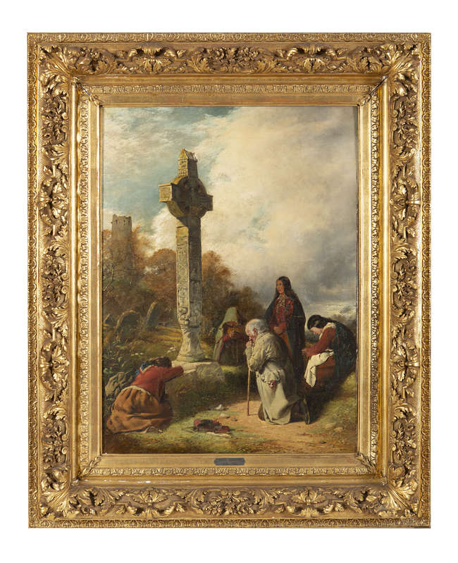 ERSKINE NICOL RSA ARA (1825-1904)
Prayers at the H..., Fine Irish Art at Adams Auctioneers