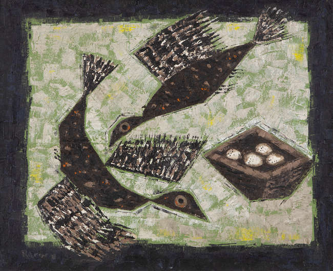 Basil Ivan Rákóczi (1908-1979) 
Two Birds and a..., Fine Irish Art at Adams Auctioneers