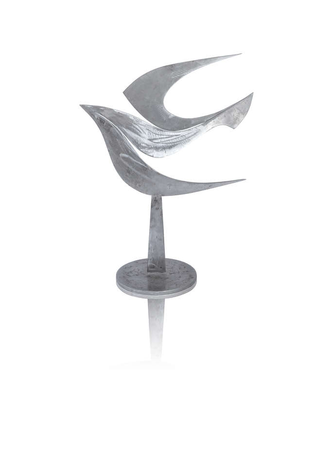 Conor Fallon (1939 - 2007)
Dove
Steel, 69cm high 
..., Fine Irish Art at Adams Auctioneers