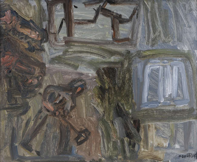 Nano Reid (1900-1981)
Farm Hand (1973)
Oil on boar..., Fine Irish Art at Adams Auctioneers