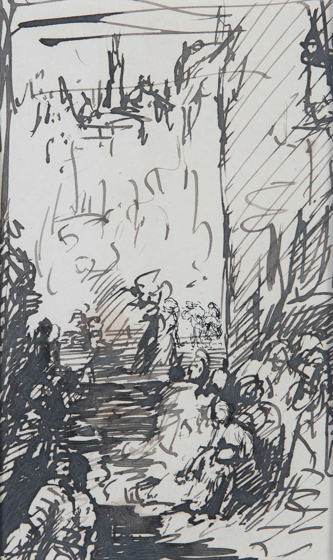 DERMOD O'BRIEN PRHA (1865-1945)
At the Ball
Pen an..., Fine Irish Art at Adams Auctioneers