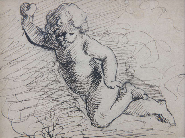 Sarah Purser HRHA (1848-1943)
Cupid
Ink drawing, 7..., Fine Irish Art at Adams Auctioneers