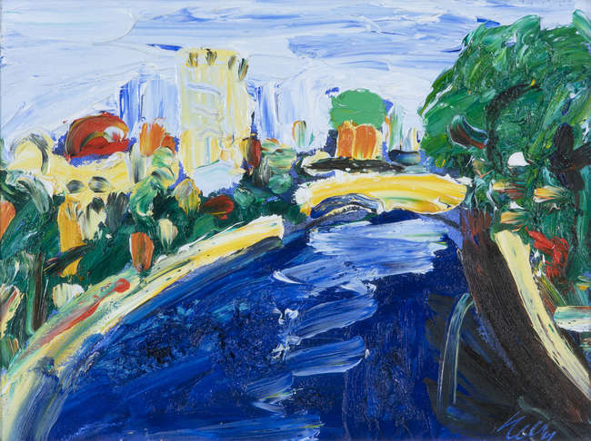 Phil Kelly (1950-2010)
Blue Liffey
Oil on canvas, ..., Fine Irish Art at Adams Auctioneers