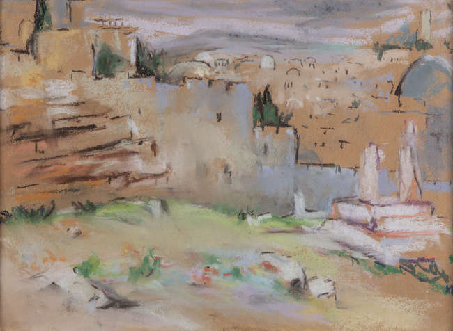 May Guinness (1863-1955)
Site of Crucifixion
Paste..., Fine Irish Art at Adams Auctioneers