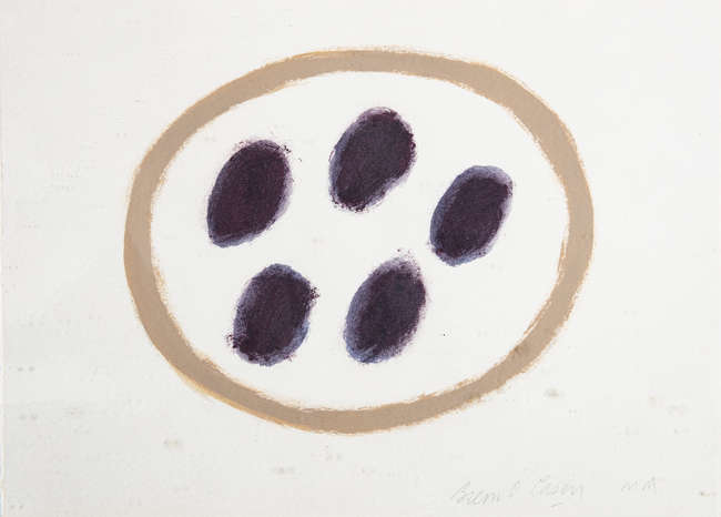 BREON O'CASEY (1928-2011)
Plate of Plums
Mixed med..., Fine Irish Art at Adams Auctioneers