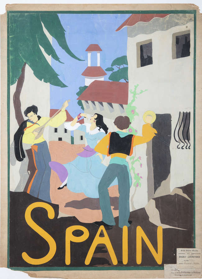 Barbara Warren RHA (b.1925-2017)
Spain
Mixed media..., Fine Irish Art at Adams Auctioneers