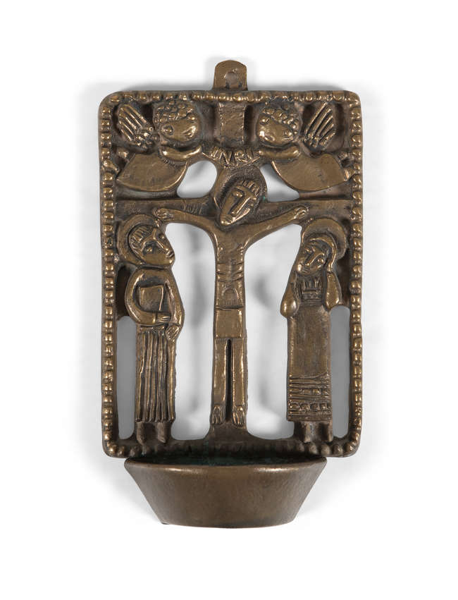 Imogen Stuart RHA (b.1927)
'Crucifixion Scene'
Bro..., Fine Irish Art at Adams Auctioneers