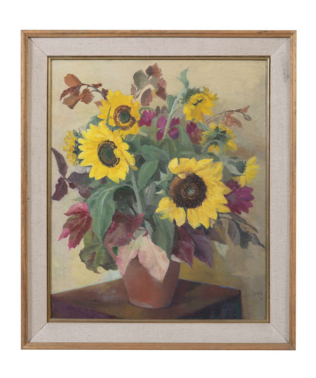MOYRA BARRY (1885 - 1960)
Still life with vase of ..., Fine Irish Art at Adams Auctioneers
