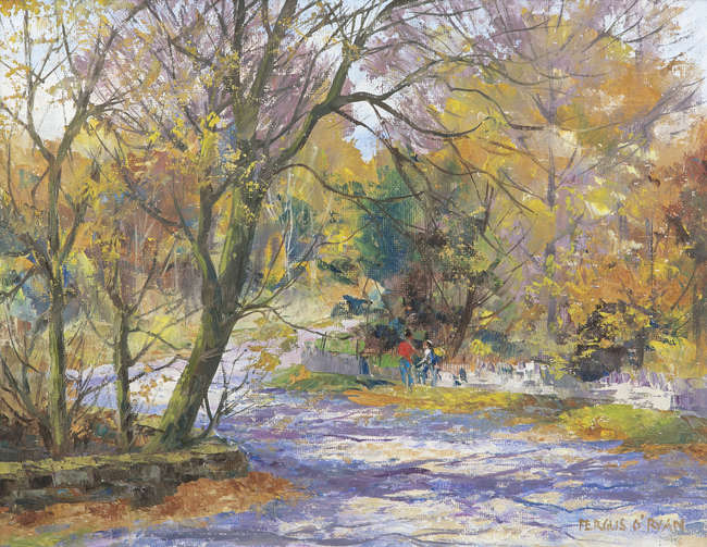 Fergus O'Ryan RHA (1910-1989)
The Road to the Sal..., Fine Irish Art at Adams Auctioneers