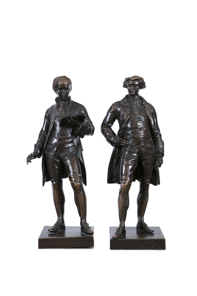 JOHN HENRY FOLEY R.A (1818 - 1874)
Statues of Oliv..., Fine Irish Art at Adams Auctioneers