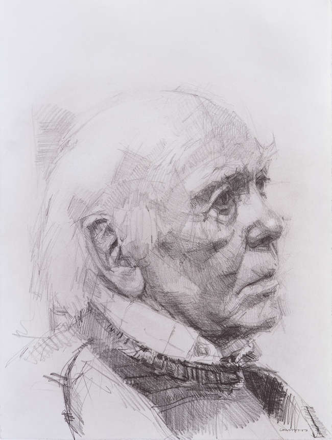 COLIN DAVIDSON PPRUA (b.1968)
Study of Basil Black..., Fine Irish Art at Adams Auctioneers