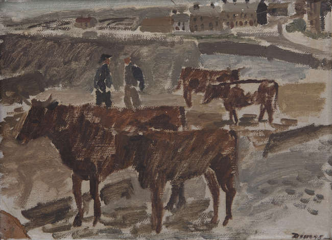 Elizabeth Rivers RHA (1903 - 1964)
'Behind the Qua..., Fine Irish Art at Adams Auctioneers