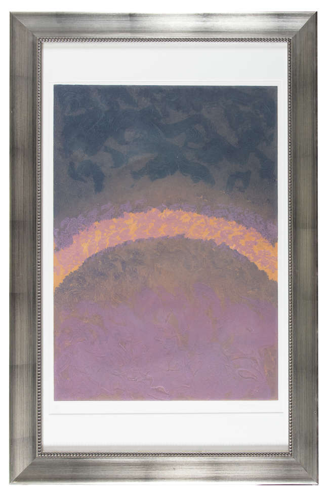 ANNE MADDEN (b.1932)
Aurora Borealis 
Carborundum, Fine Irish Art at Adams Auctioneers