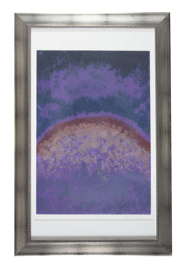 ANNE MADDEN (b.1932)
Aurora borealis 
Carborundum, Fine Irish Art at Adams Auctioneers