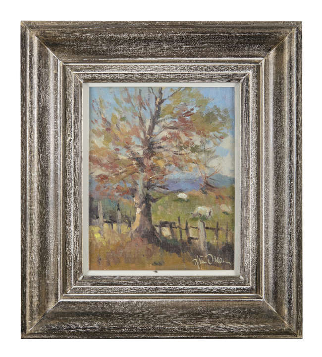 LIAM TREACY (1934-2004)
Field in Late Autumn 
Oil ..., Fine Irish Art at Adams Auctioneers