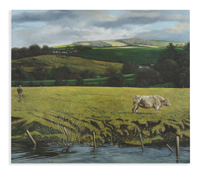 MARTIN GALE RHA (b.1949)
The Bull and the River
Oi..., Fine Irish Art at Adams Auctioneers