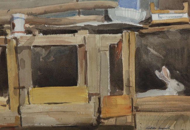 NICCOLO D'ARDIA CARACCIOLO RHA (1941 - 1989)
Rabb..., Fine Irish Art at Adams Auctioneers