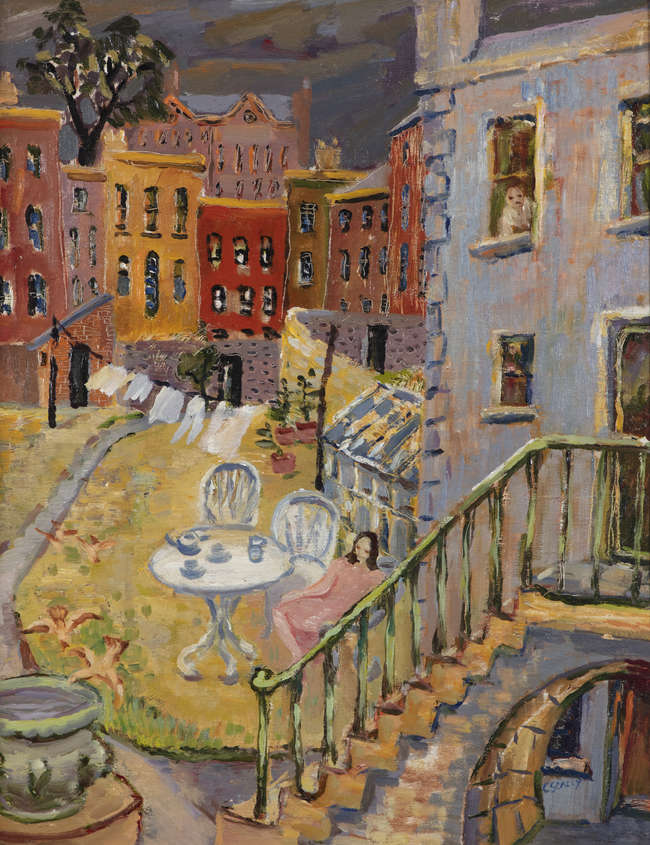 Caroline Scally (1886-1973)
In the Garden, Fine Irish Art at Adams Auctioneers