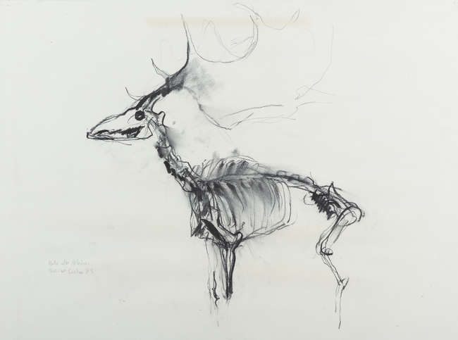 Barrie Cooke HRHA (1931-2014)
Male Elk Skeleton
Pe..., Fine Irish Art at Adams Auctioneers