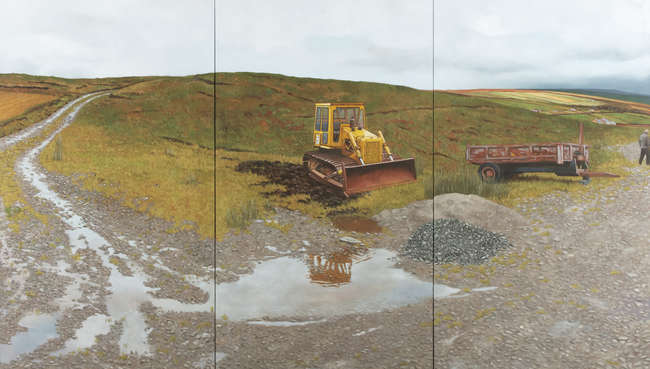 Martin Gale RHA (b.1949)
Hardlands (2001)
Triptych, Fine Irish Art at Adams Auctioneers