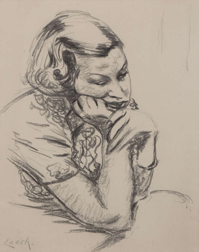 William John Leech RHA ROI (1881-1968)
Head of a W..., Fine Irish Art at Adams Auctioneers