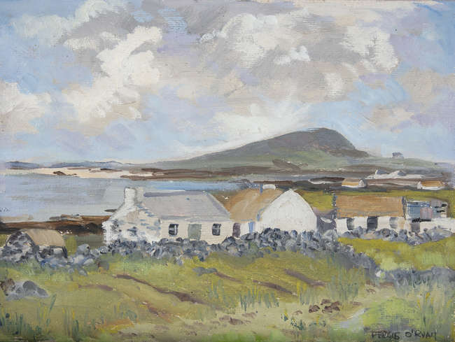 Fergus O'Ryan (1911-1989) 
Sketch for Ballyconnee..., Fine Irish Art at Adams Auctioneers