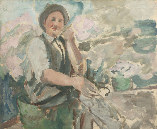 Grace Henry HRHA (1868-1953)
The Gardener - Study ..., Fine Irish Art at Adams Auctioneers